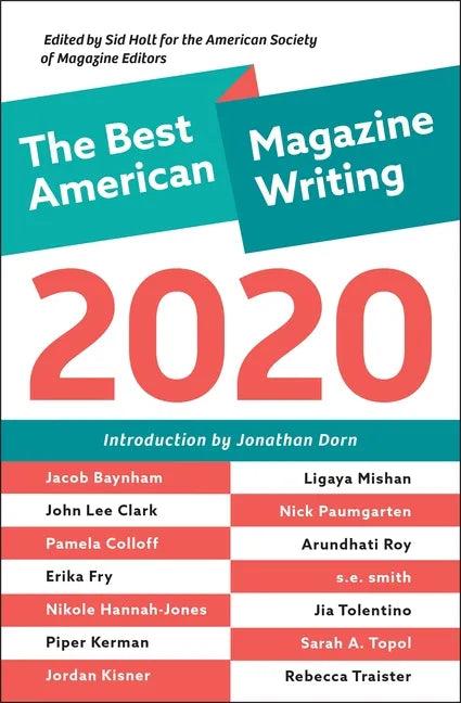 The Best American Magazine Writing 2020 - Paperback
