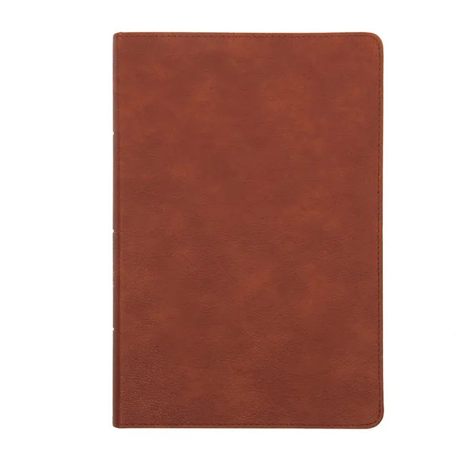 NASB Giant Print Reference Bible, Burnt Sienna Leathertouch, Indexed - Imitation Leather