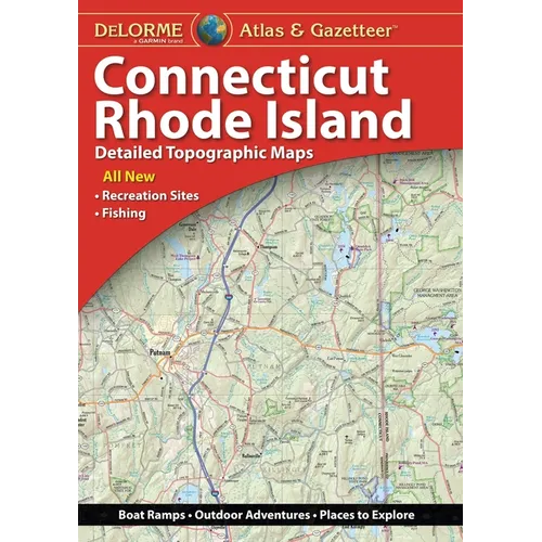 Delorme Atlas & Gazetteer: Connecticut & Rhode Island