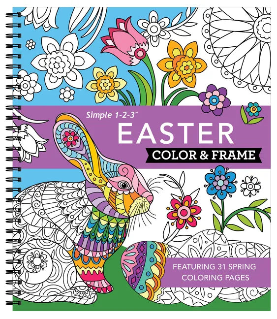 Color & Frame - Easter (Coloring Book) - Spiral