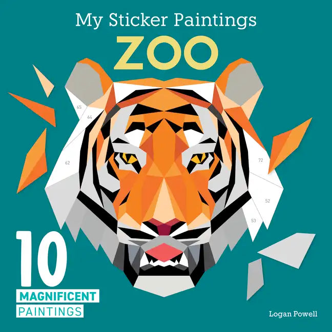 My Sticker Paintings: Zoo: 10 Magnificent Paintings - Paperback