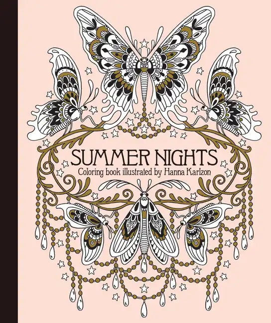 Summer Nights Coloring Book: Originally Published in Sweden as Sommarnatt - Hardcover