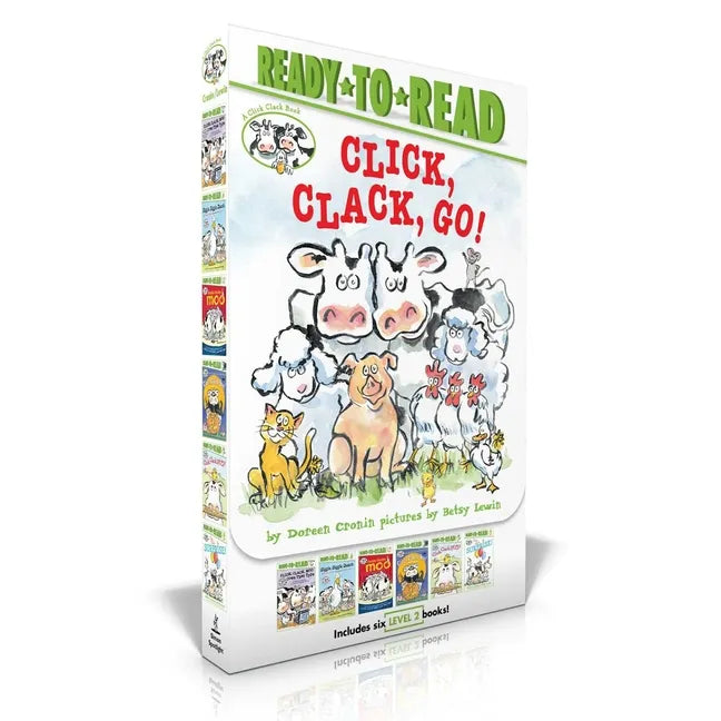 Click, Clack, Go! (Boxed Set): Click, Clack, Moo; Giggle, Giggle, Quack; Dooby Dooby Moo; Click, Clack, Boo!; Click, Clack, Peep!; Click, Clack, Surp - Paperback