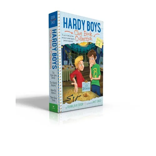 Hardy Boys Clue Book Collection Books 1-4 (Boxed Set): The Video Game Bandit; The Missing Playbook; Water-Ski Wipeout; Talent Show Tricks - Boxed Set
