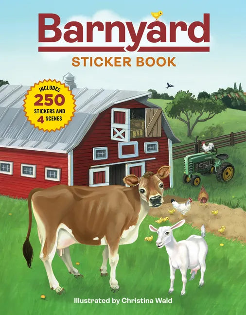 Barnyard Sticker Book: Includes 250 Stickers and 4 Scenes - Paperback