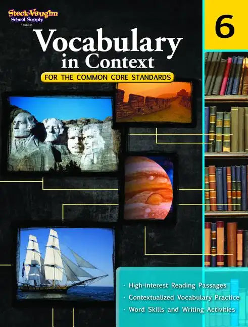 Vocabulary in Context for the Common Core Standards Reproducible Grade 6 - Paperback