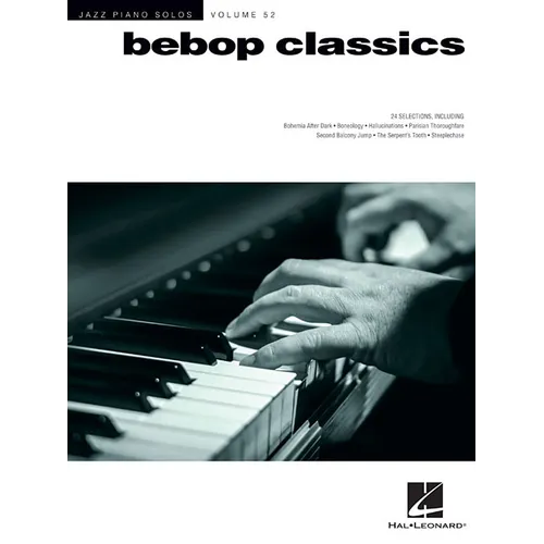 Bebop Classics: Jazz Piano Solos Series Volume 52 - Paperback